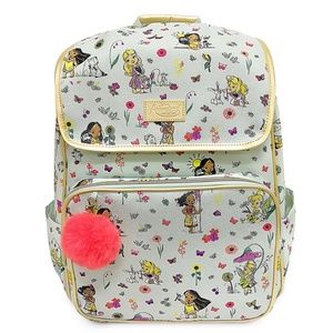 Disney Princesses as Toddlers Faux Leather Backpac